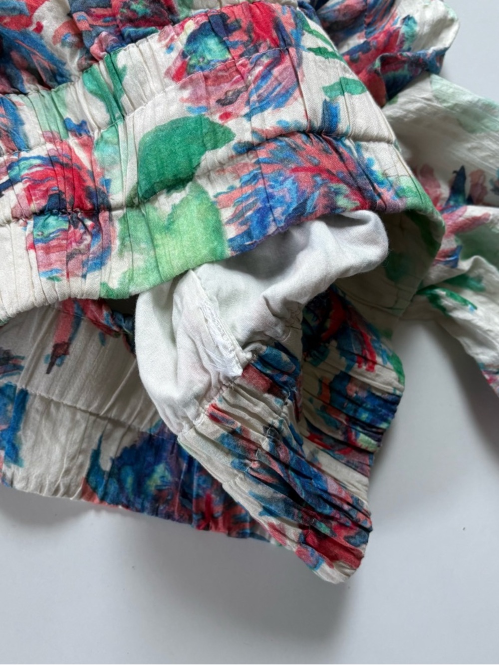 Anthropologie Floral Crop Top Small - Picture 7 of 9